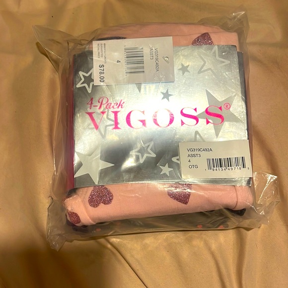 4 pack of VIGOSS leggings size 4t - Picture 3 of 4